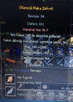 +9 ölümcül hp 2 k str 50